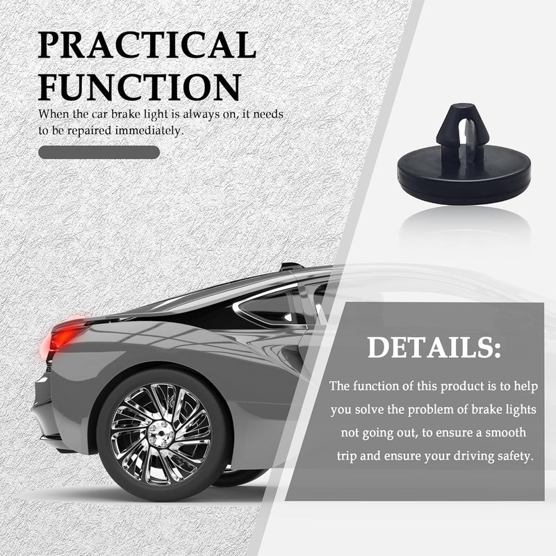 Stacool 4PCS Car Brake Pedal Stop Pad Replacement OEM# 90541-06036,Car Brake Switch Stopper Compatible with Toyota Lexus Scion,Standard Brake Light Switch Stopper Car Accessories (4PCS) - Image 5